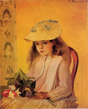 ジャンヌの肖像画 1872年 カミーユ・ピサロ Oil Paintings